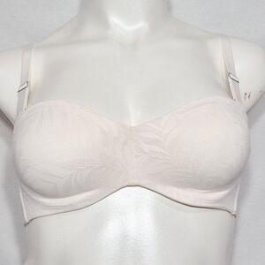 34C‎ AISILIN Strapless Bra for Big Bust Minimizer Unlined Underwire Bra Ivory